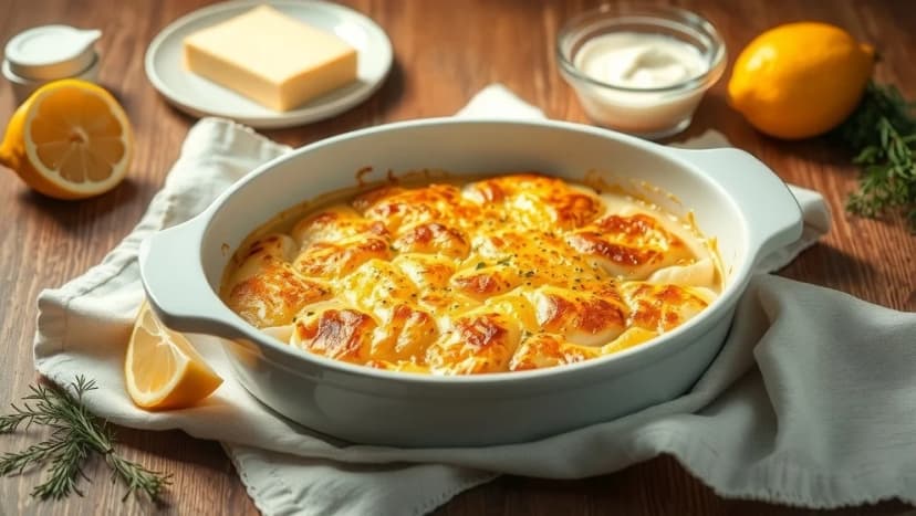 Fiskgratäng enkel och supergod